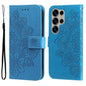 Seven-petal Flowers Embossing Leather Phone Case, For Galaxy S25 Ultra 5G, For Galaxy S24 FE 5G