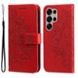 Seven-petal Flowers Embossing Leather Phone Case, For Galaxy S25 Ultra 5G, For Galaxy S24 FE 5G