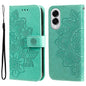 Seven-petal Flowers Embossing Leather Phone Case, For Galaxy S26 5G, For Galaxy S25 Edge 5G, For Galaxy S25 5G, For Galaxy S25+ 5G