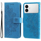 Seven-petal Flowers Embossing Leather Phone Case, For Galaxy S26 FE 5G, For Galaxy S26+ 5G, For Galaxy S26 Edge 5G, For Galaxy S26 Ultra 5G