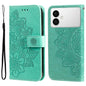 Seven-petal Flowers Embossing Leather Phone Case, For Galaxy S26 FE 5G, For Galaxy S26+ 5G, For Galaxy S26 Edge 5G, For Galaxy S26 Ultra 5G