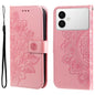 Seven-petal Flowers Embossing Leather Phone Case, For Galaxy S26 FE 5G, For Galaxy S26+ 5G, For Galaxy S26 Edge 5G, For Galaxy S26 Ultra 5G