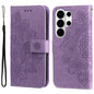 Seven-petal Flowers Embossing Leather Phone Case, For Galaxy S26 FE 5G, For Galaxy S26+ 5G, For Galaxy S26 Edge 5G, For Galaxy S26 Ultra 5G