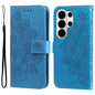 Seven-petal Flowers Embossing Leather Phone Case, For Galaxy S26 FE 5G, For Galaxy S26+ 5G, For Galaxy S26 Edge 5G, For Galaxy S26 Ultra 5G