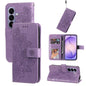 Seven-petal Flowers Embossing Leather Phone Case, For Galaxy S27 Ultra 5G, For Galaxy S27 Pro 5G, For Galaxy S27 5G, For Galaxy S27+ 5G
