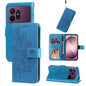 Seven-petal Flowers Embossing Leather Phone Case, For Galaxy S27 Ultra 5G, For Galaxy S27 Pro 5G, For Galaxy S27 5G, For Galaxy S27+ 5G