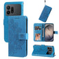 Seven-petal Flowers Embossing Leather Phone Case, For Galaxy S27 Ultra 5G, For Galaxy S27 Pro 5G, For Galaxy S27 5G, For Galaxy S27+ 5G