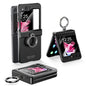 Integrated Folding Ring Phone Case with Hinge, For Samsung Galaxy Z Flip6 / Flip7 FE, For Samsung Galaxy Z Flip5 5G