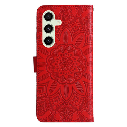 Embossed Sunflower Leather Phone Case