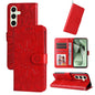 Embossed Sunflower Leather Phone Case, For Galaxy S25 Ultra 5G, For Galaxy S24 FE 5G