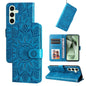 Embossed Sunflower Leather Phone Case, For Galaxy S25 Ultra 5G, For Galaxy S24 FE 5G