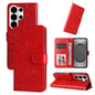 Embossed Sunflower Leather Phone Case, For Galaxy S26 FE 5G, For Galaxy S26+ 5G, For Galaxy S26 Edge 5G, For Galaxy S26 Ultra 5G