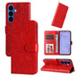Embossed Sunflower Leather Phone Case, For Galaxy S26 FE 5G, For Galaxy S26+ 5G, For Galaxy S26 Edge 5G, For Galaxy S26 Ultra 5G