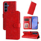 Embossed Sunflower Leather Phone Case, For Galaxy S26 FE 5G, For Galaxy S26+ 5G, For Galaxy S26 Edge 5G, For Galaxy S26 Ultra 5G