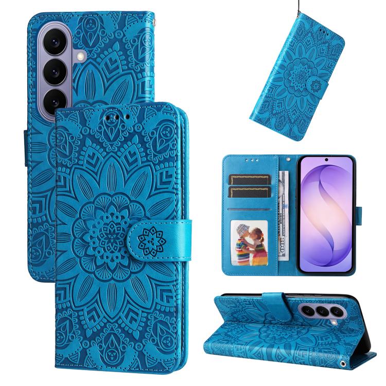 Embossed Sunflower Leather Phone Case, For Galaxy S27 Ultra 5G, For Galaxy S27 Pro 5G, For Galaxy S27 5G, For Galaxy S27+ 5G