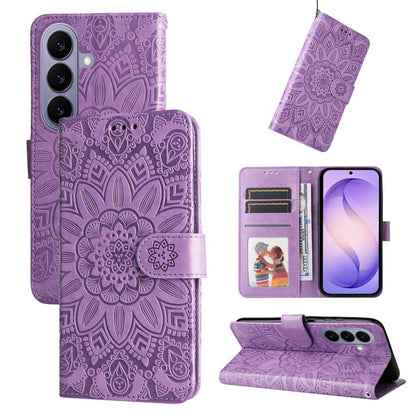 Embossed Sunflower Leather Phone Case, For Galaxy S27 Ultra 5G, For Galaxy S27 Pro 5G, For Galaxy S27 5G, For Galaxy S27+ 5G