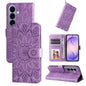 Embossed Sunflower Leather Phone Case, For Galaxy S27 Ultra 5G, For Galaxy S27 Pro 5G, For Galaxy S27 5G, For Galaxy S27+ 5G