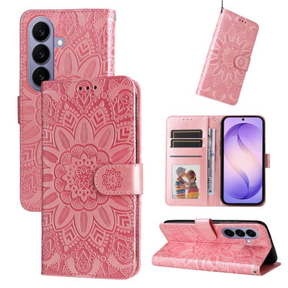 Embossed Sunflower Leather Phone Case, For Galaxy S27 Ultra 5G, For Galaxy S27 Pro 5G, For Galaxy S27 5G, For Galaxy S27+ 5G