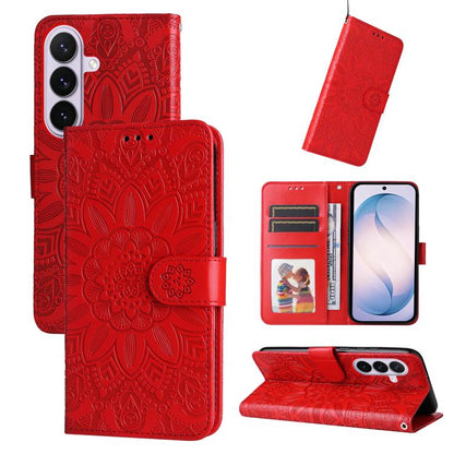 Embossed Sunflower Leather Phone Case, For Galaxy S27 Ultra 5G, For Galaxy S27 Pro 5G, For Galaxy S27 5G, For Galaxy S27+ 5G