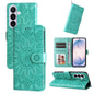 Embossed Sunflower Leather Phone Case, For Galaxy S27 Ultra 5G, For Galaxy S27 Pro 5G, For Galaxy S27 5G, For Galaxy S27+ 5G