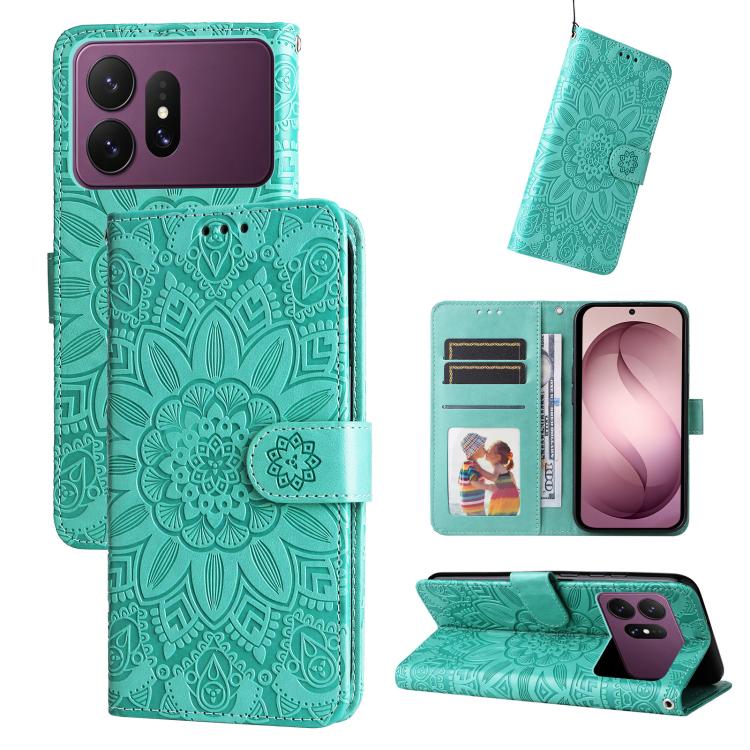 Embossed Sunflower Leather Phone Case, For Galaxy S27 Ultra 5G, For Galaxy S27 Pro 5G, For Galaxy S27 5G, For Galaxy S27+ 5G