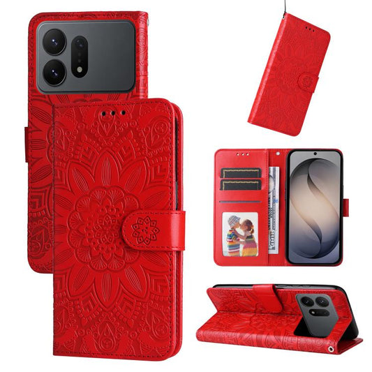 Embossed Sunflower Leather Phone Case, For Galaxy S27 Ultra 5G, For Galaxy S27 Pro 5G, For Galaxy S27 5G, For Galaxy S27+ 5G