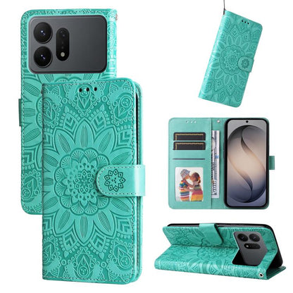 Embossed Sunflower Leather Phone Case, For Galaxy S27 Ultra 5G, For Galaxy S27 Pro 5G, For Galaxy S27 5G, For Galaxy S27+ 5G