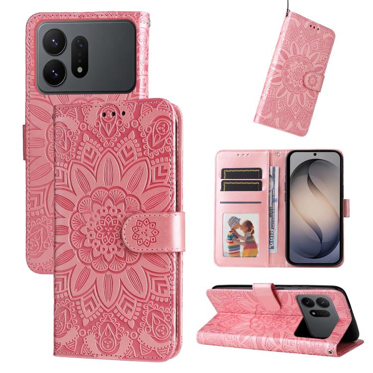 Embossed Sunflower Leather Phone Case, For Galaxy S27 Ultra 5G, For Galaxy S27 Pro 5G, For Galaxy S27 5G, For Galaxy S27+ 5G