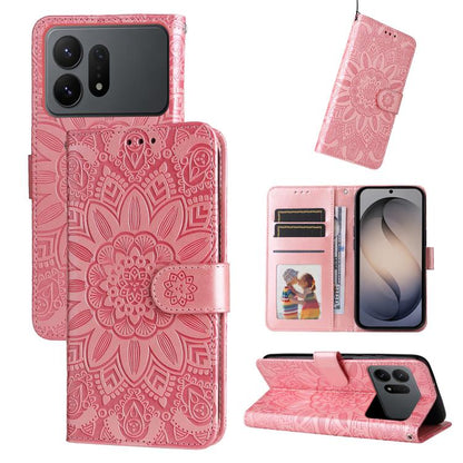 Embossed Sunflower Leather Phone Case, For Galaxy S27 Ultra 5G, For Galaxy S27 Pro 5G, For Galaxy S27 5G, For Galaxy S27+ 5G