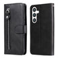 Fashion Calf Texture Zipper Leather Phone Case, For Galaxy S26 5G, For Galaxy S25 Edge 5G, For Galaxy S25 5G, For Galaxy S25+ 5G