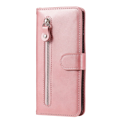 Fashion Calf Texture Zipper Leather Phone Case, For Galaxy S25 Ultra 5G, For Galaxy S24 FE 5G