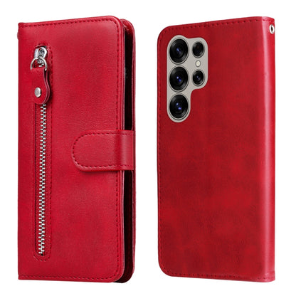 Fashion Calf Texture Zipper Leather Phone Case, For Samsung Galaxy S25 Edge 5G, For Samsung Galaxy S25 5G, For Samsung Galaxy S25+ 5G, For Samsung Galaxy S25 Ultra 5G