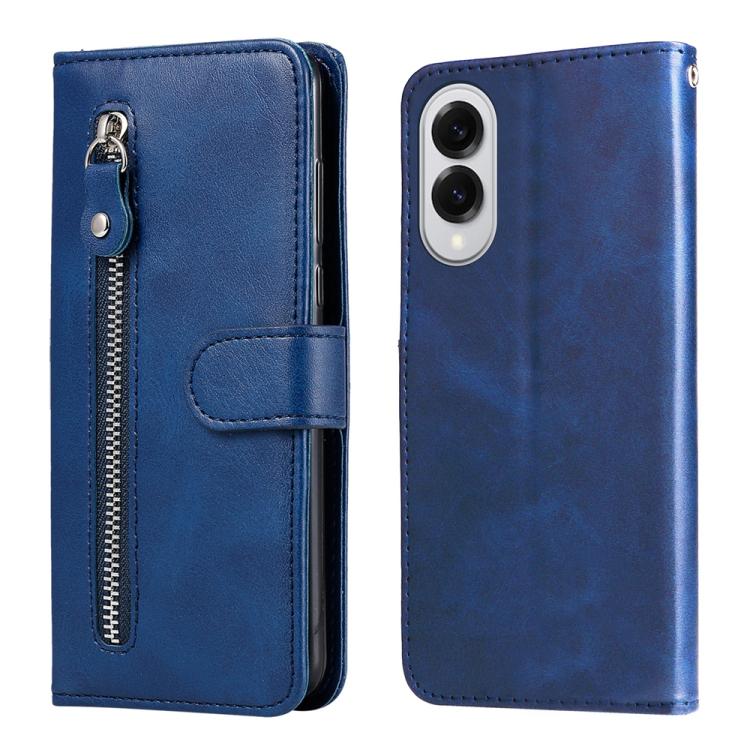 Fashion Calf Texture Zipper Leather Phone Case, For Galaxy S26 5G, For Galaxy S25 Edge 5G, For Galaxy S25 5G, For Galaxy S25+ 5G