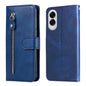 Fashion Calf Texture Zipper Leather Phone Case, For Galaxy S26 5G, For Galaxy S25 Edge 5G, For Galaxy S25 5G, For Galaxy S25+ 5G