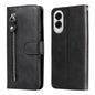 Fashion Calf Texture Zipper Leather Phone Case, For Galaxy S26 5G, For Galaxy S25 Edge 5G, For Galaxy S25 5G, For Galaxy S25+ 5G