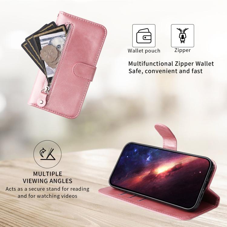 Fashion Calf Texture Zipper Leather Phone Case, For Galaxy S26 5G, For Galaxy S25 Edge 5G, For Galaxy S25 5G, For Galaxy S25+ 5G