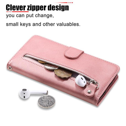 Fashion Calf Texture Zipper Leather Phone Case, For Galaxy S26 5G, For Galaxy S25 Edge 5G, For Galaxy S25 5G, For Galaxy S25+ 5G