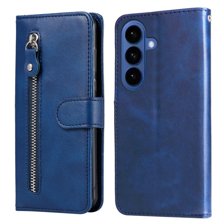Fashion Calf Texture Zipper Leather Phone Case, For Galaxy S26 5G, For Galaxy S25 Edge 5G, For Galaxy S25 5G, For Galaxy S25+ 5G
