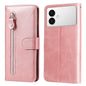 Fashion Calf Texture Zipper Leather Phone Case, For Galaxy S26 FE 5G, For Galaxy S26+ 5G, For Galaxy S26 Edge 5G, For Galaxy S26 Ultra 5G