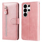 Fashion Calf Texture Zipper Leather Phone Case, For Galaxy S26 FE 5G, For Galaxy S26+ 5G, For Galaxy S26 Edge 5G, For Galaxy S26 Ultra 5G