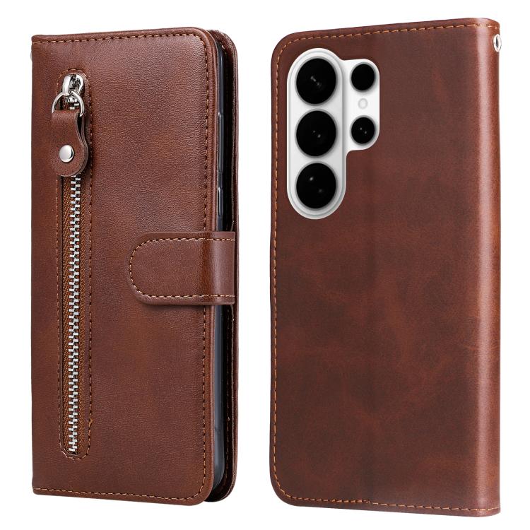 Fashion Calf Texture Zipper Leather Phone Case, For Samsung Galaxy S26+ 5G, For Samsung Galaxy S26 Edge 5G, For Samsung Galaxy S26 Ultra 5G, For Samsung Galaxy S26 Pro 5G