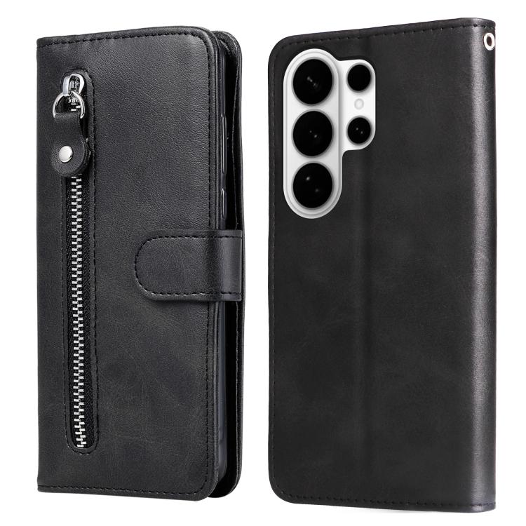 Fashion Calf Texture Zipper Leather Phone Case, For Galaxy S26 FE 5G, For Galaxy S26+ 5G, For Galaxy S26 Edge 5G, For Galaxy S26 Ultra 5G
