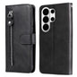 Fashion Calf Texture Zipper Leather Phone Case, For Galaxy S26 FE 5G, For Galaxy S26+ 5G, For Galaxy S26 Edge 5G, For Galaxy S26 Ultra 5G