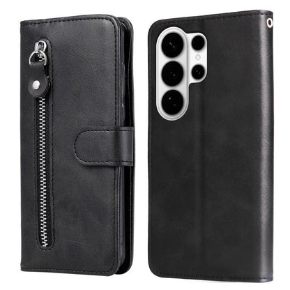 Fashion Calf Texture Zipper Leather Phone Case, For Samsung Galaxy S26+ 5G, For Samsung Galaxy S26 Edge 5G, For Samsung Galaxy S26 Ultra 5G, For Samsung Galaxy S26 Pro 5G