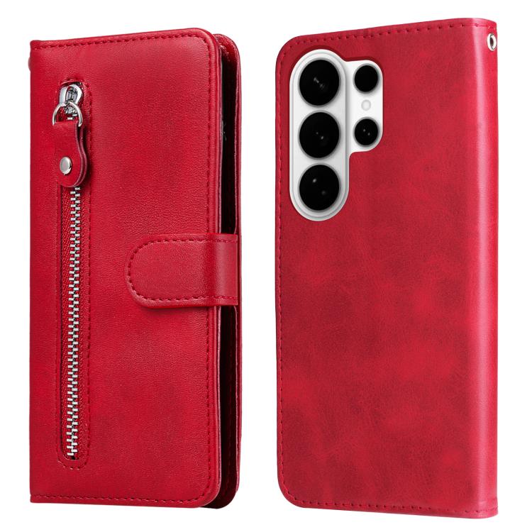 Fashion Calf Texture Zipper Leather Phone Case, For Galaxy S26 FE 5G, For Galaxy S26+ 5G, For Galaxy S26 Edge 5G, For Galaxy S26 Ultra 5G