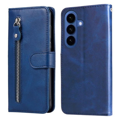 Fashion Calf Texture Zipper Leather Phone Case, For Galaxy S26 FE 5G, For Galaxy S26+ 5G, For Galaxy S26 Edge 5G, For Galaxy S26 Ultra 5G
