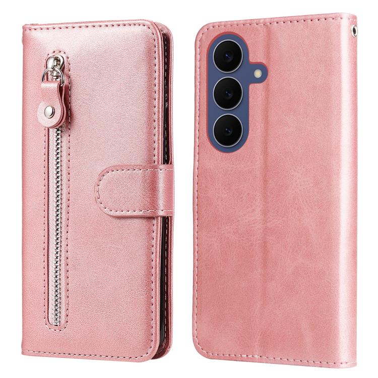 Fashion Calf Texture Zipper Leather Phone Case, For Galaxy S26 FE 5G, For Galaxy S26+ 5G, For Galaxy S26 Edge 5G, For Galaxy S26 Ultra 5G