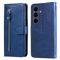 Fashion Calf Texture Zipper Leather Phone Case, For Galaxy S26 FE 5G, For Galaxy S26+ 5G, For Galaxy S26 Edge 5G, For Galaxy S26 Ultra 5G