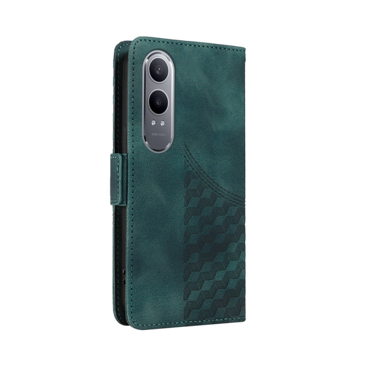 Embossed Rhombus Starry Leather Phone Case