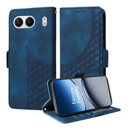 Embossed Rhombus Starry Leather Phone Case